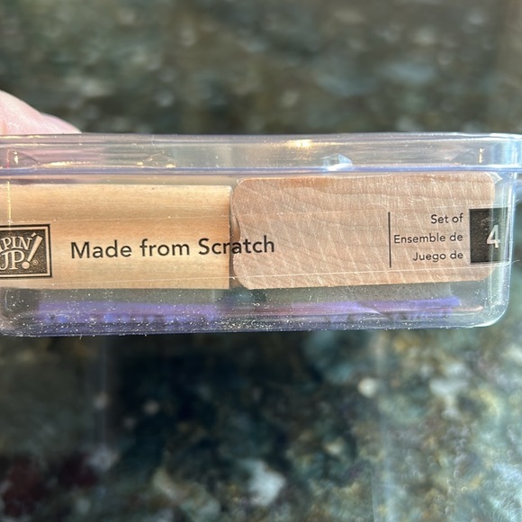 Stampin’ Up! Made From Scratch stamp set. 2005. Like new condition. - Picture 4 of 4